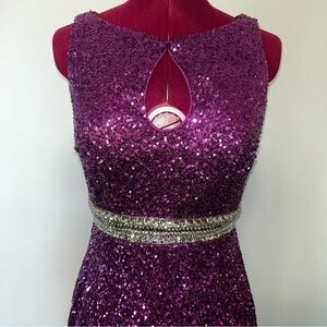 Purple sequin prom/homecoming dress